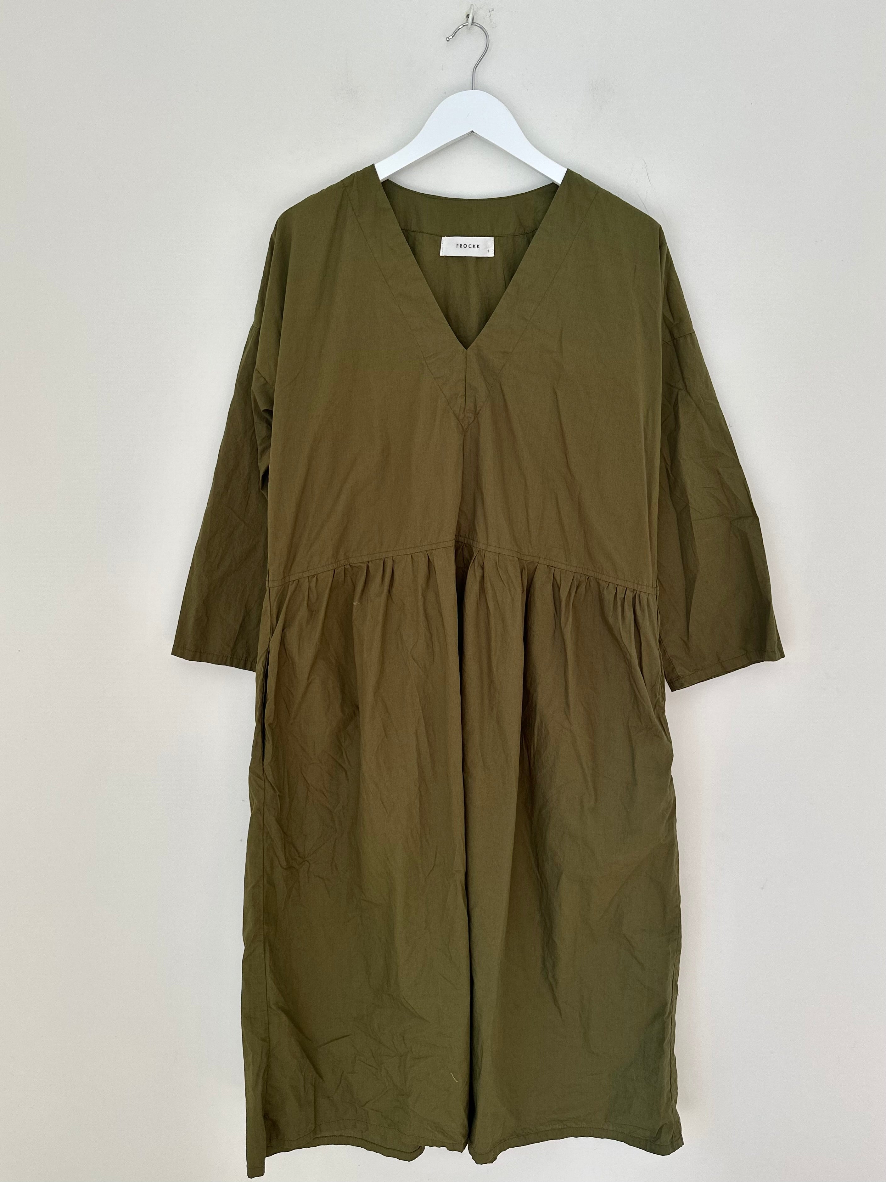 paige dress - army cotton - Image 5